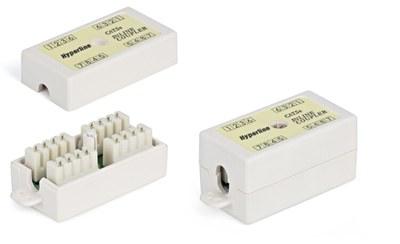 Адаптер проходной CA-IDC-C5e-WH (coupler), Dual IDC, категория 5e, 4 пары | 23533 | Hyperline