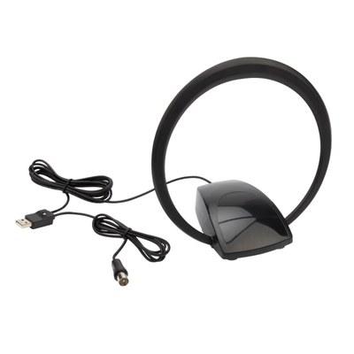 Антенна комнатная «Активная» с USB питанием, для цифрового телевидения DVB-T2, Ring-51 | 34-0723 | REXANT