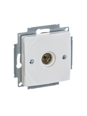 ABB Basic 55 Альп. белый Розетка TV оконечная | 1724-0-4276 | 2CKA001724A4276 | ABB