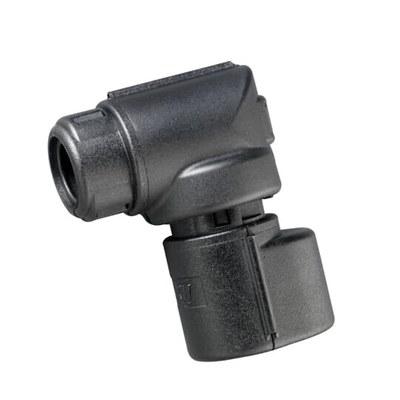 Разъем Junior Timer CI, нейлон 6, черный, d12мм, угол 90, 2 вывода, CI12-90-AM2 | 7TCA298010R0242 | ABB