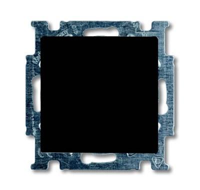ABB Basic 55 Шато (чёрный) Выключатель 1-клавишный | 1012-0-2174 | 2CKA001012A2174 | ABB