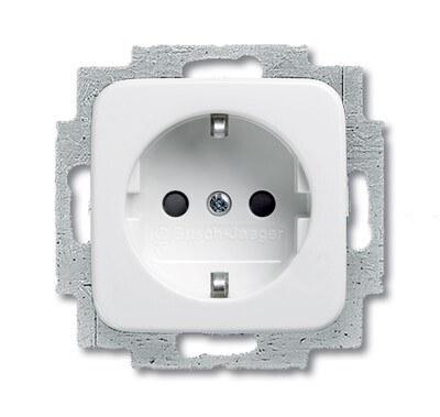 Розетка SCHUKO 16А 250В, серия Reflex SI, цвет альпийский белый | 2011-0-3789 | 2CKA002011A3789 | ABB