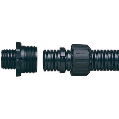 Фитинг AR21/M20/A/BL, прямой, РА66/ацеталь, черный, резьба M20, d21, 10 шт. в пачке | 7TCA296000R1420 | ABB
