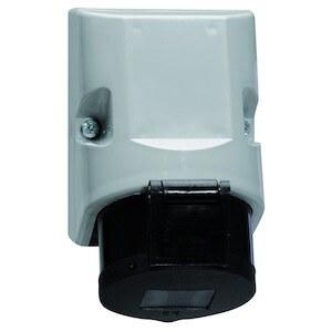 Розетка настенная Quick-Connect 16A 4p 500V 7h IP44 100x75 черная I 11911-Bals I Bals