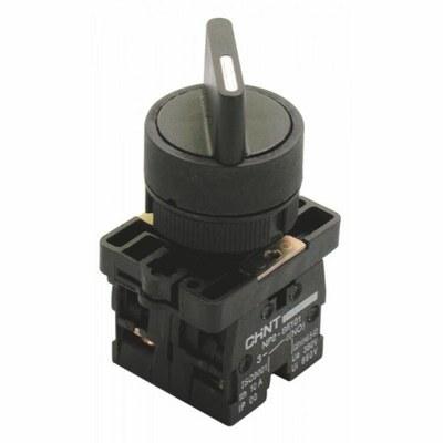 Переключатель NP2-ED53, 3 положения с возвратом, 2НО IP40 (R) | 574099 | CHINT