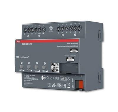 Светорегулятор free@home для LED ламп, 4-х канальный, MDRC DA/M.4.210.2.1 | 2CKA006220A0729 | ABB