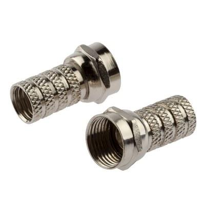 RS-F-6-2 F-разъем RG-6, simple (ПАКЕТ 2 ШТ.) (50/4000/96000) | Б0048286 | ЭРА