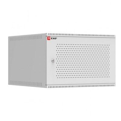 Шкаф телекоммуникационный настенный 6U (600х650) дверь перфорированная, Astra A серия EKF Basic | ITB6P650 | EKF