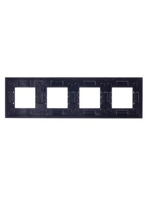 ABB Zenit Стекло Кофейное Рамка 4-я (2+2+2+2 мод) | N2274 CC | 2CLA227400N3701 | ABB
