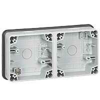 Plexo Коробка 2 постовая горизонтальная IP66 | 090493 | Legrand