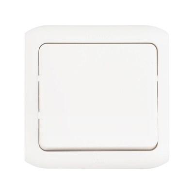 Quteo Белый Кнопка 1-клавишная IP44 6А | 782305 | Legrand