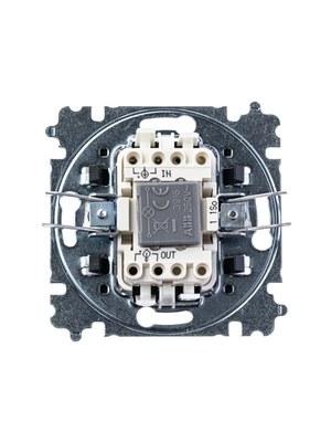 ABB Levit Жемчуг / ледяной Выключатель 1-кл. с подсветкой | 3559H-A01446 68W | 2CHH590146A6068 | ABB