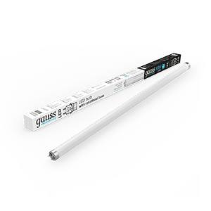 Лампа светодиодная Elementary T8 10W 780lm 4000K G13 600mm стекло поворотная LED 1/30 | 93020-R | Gauss