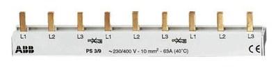 Шина комплектная 3ф.шина 9мод.63А PS3/9 | 2CDL231001R1009 | ABB