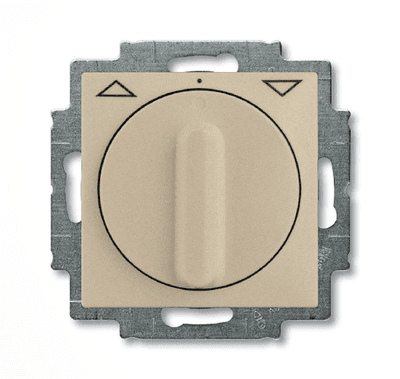 ABB Basic 55 Шампань Выключатель жалюзийный поворотный без фиксации | 1101-0-0927 | 2CKA001101A0927 | ABB