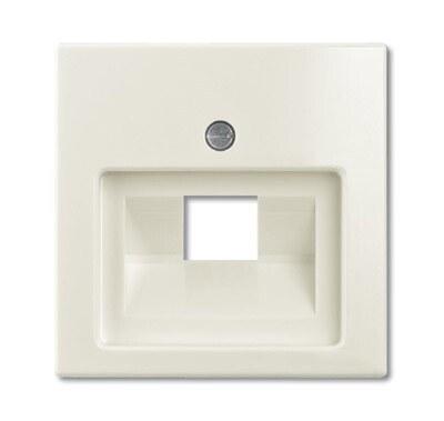 ABB Basic 55 Сл. кость Накладка 1-ой ТЛФ/комп розетки наклонной | 1753-0-0098 | 2CKA001753A0098 | ABB