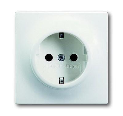 Розетка SCHUKO 16А 250В, серия impuls, цвет белый бархат | 2011-0-3891 | 2CKA002011A3891 | ABB