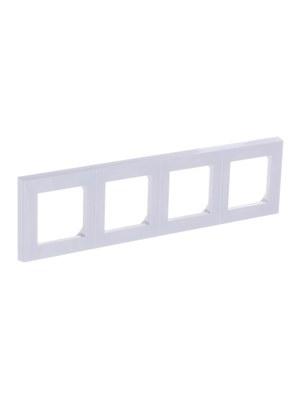 ABB Levit Белый / белый Рамка 4-ая | 3901H-A05040 03W | 2CHH015040A6003 | ABB
