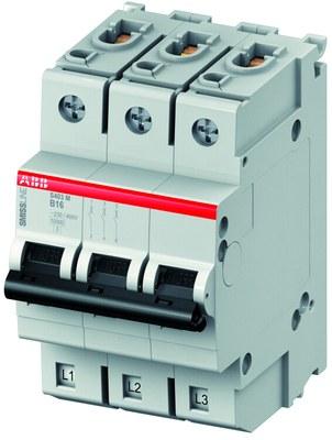 Выключатель автоматический трехполюсный S403E 10А B 6кА (S403E-B10) | 2CCS553001R0105 | ABB