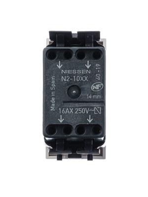ABB Zenit Альп. белый Переключатель 1-клавишный перекрестный (1 мод) | N2110 BL | 2CLA211000N1101 | ABB