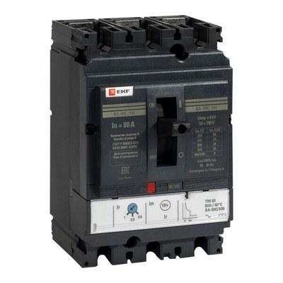Автоматический выключатель ВА-99C (Compact NS) 100/80А 3P 36кА EKF PROxima | mccb99C-100-80 | EKF