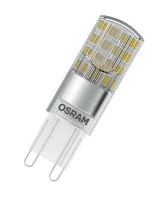 Лампа светодиодная LED STAR PIN40 3, 5W, прозрачная колба, G4, 12 Вольт LEDSPIN40 CL 3, 5W/827 230V G410X1RU | 4058075369009 | Osram