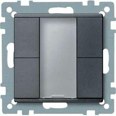 SM,2 КН. ВЫКЛ PLUS, АНТРАЦИТ | MTN627614 | Schneider Electric