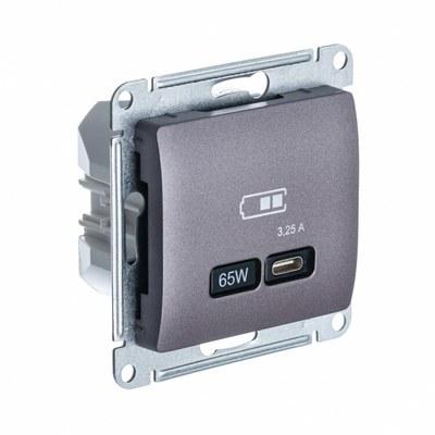 GLOSSA СИРЕН.ТУМАН USB РОЗЕТКА тип-C 65W высокоскор.заряд. QC PD | GSL001427 | SE