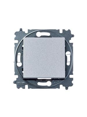 ABB Levit Серебро / дымчатый чёрный Переключатель перекрёстный 1-кл. | 3559H-A07445 70W | 2CHH590745A6070 | ABB