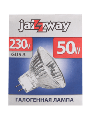 Лампа галогенная 50Вт 220В GU5.3 PH-JCDR 36 град | 3322632 | Jazzway