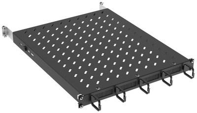 ITK by ZPAS Полка стац. 19" 1U орг. щет. 120кг 750мм черн. | ZP-FS05-U-1U-78 | ITK