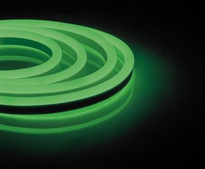 Лента светодиодная LS720 120SMD(2835)/м 9,6Вт/м 220V IP67, длина 50м, зеленый, неоновая | 29564 | FERON