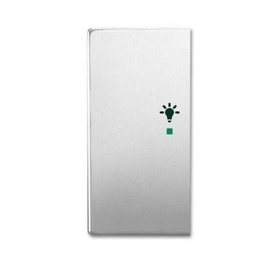 Клавиша двойная левая free@home, освещение, future, цвет сталь | 6220-0-0539 | 2CKA006220A0539 | ABB