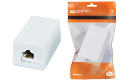 Компьютерная розетка 1xRJ-45 | SQ1809-0003 | TDM