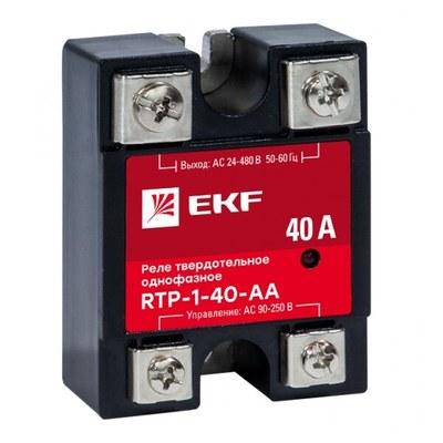 Реле твердотельное однофазное RTP-40-AA EKF PROxima | rtp-1-40-aa | EKF