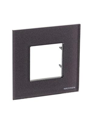 ABB Zenit Стекло Кофейное Рамка 1-я (2мод) | N2271 CC | 2CLA227100N3701 | ABB