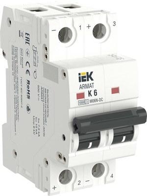 ARMAT Авт. выкл. M06N-DC 2P K 6А | AR-M06N-2-K006DC | IEK