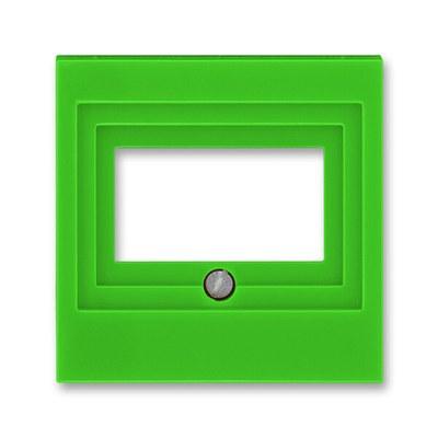 ABB Levit Зелёный / дымчатый чёрный Накладка для розеток USB / HDMI / VGA Зелёный | 5014H-A00040 67 | 2CHH290040A4067 | ABB