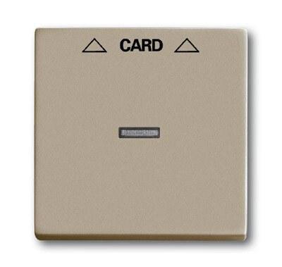 ABB Basic 55 Шампань Накладка карточного выключателя(мех. 2025U) | 1710-0-3929 | 2CKA001710A3929 | ABB