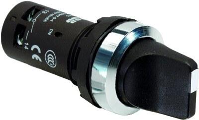 Переключатель C3SS1-30B-02 3-х позиционный черный 2НЗ с фиксацие й | 1SFA619210R3056 | ABB