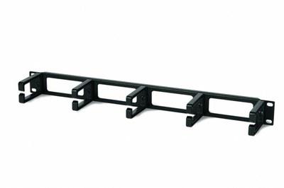 Организатор кабельный CM-1U-PL с пластиковыми кольцами, 19", 1U | 15446 | Hyperline