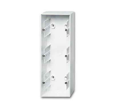ABB Basic 55 Альп. белый Коробка для открытого монтажа, 3-постовая | 1799-0-0976 | 2CKA001799A0976 | ABB