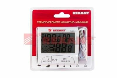 Термогигрометр комнатно-уличный | 70-0515 | REXANT