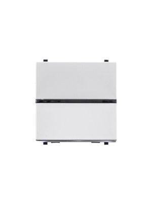 ABB Zenit Альп. белый Переключатель 1-клавишный (2 мод) | N2202 BL | 2CLA220200N1101 | ABB