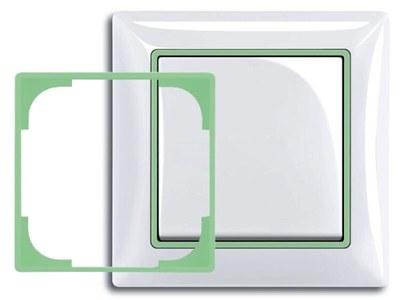 ABB Basic 55 Декоративная вставка Салатовый | 1726-0-0224 | 2CKA001726A0224 | ABB