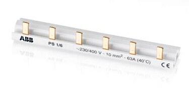 Шина комплектная 1ф. 6мод.63А PS1/6 | 2CDL210001R1006 | ABB