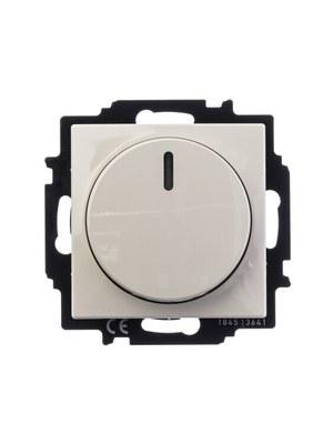 ABB Basic 55 Сл. кость Светорегулятор поворотно-нажимной 60-400 Вт для л/н | 6515-0-0843 | 2CKA006515A0843 | ABB