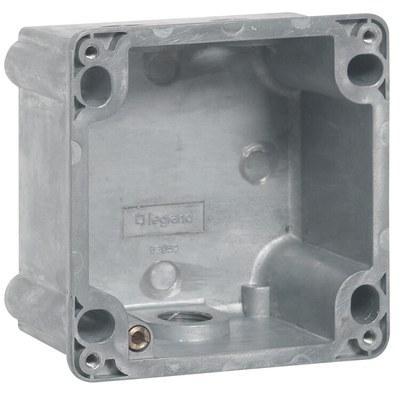 Коробка с одним ответстием под сальник Hypra Prisinter - IP 44/55 - 2К+З - 16 А - металл | 052059 | Legrand