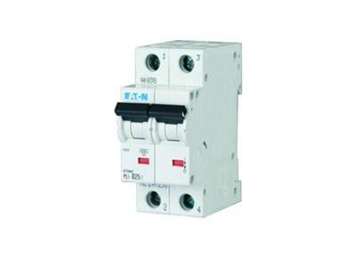 Выключатель автоматический двухполюсной PL6-C63/2 характеристика С 6кА 286573 EATON