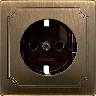 ЦЕНТР.ПЛАТА Д/МЕХ.РОЗ.SCHUKO АНТ.ЛАТ | MTN2330-4143 | Schneider Electric